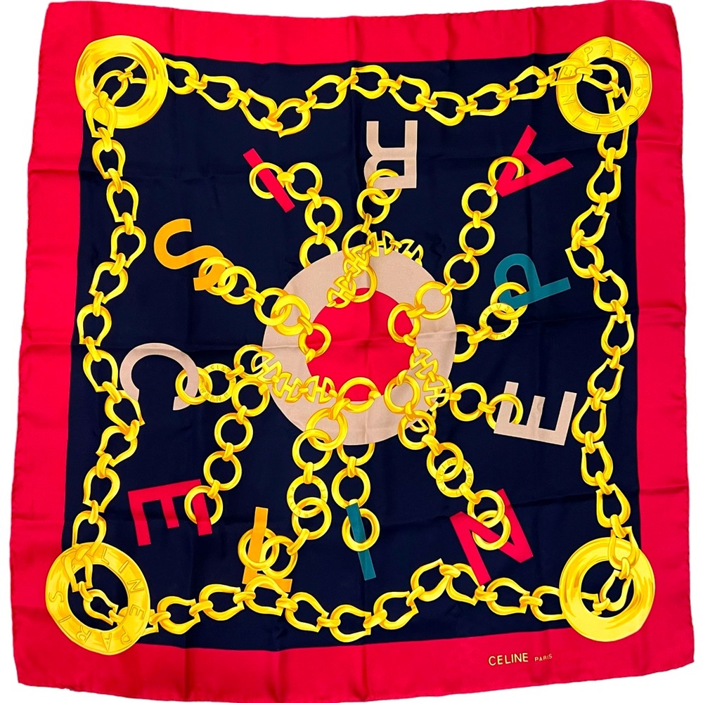 Celine Silk Vintage Scarf